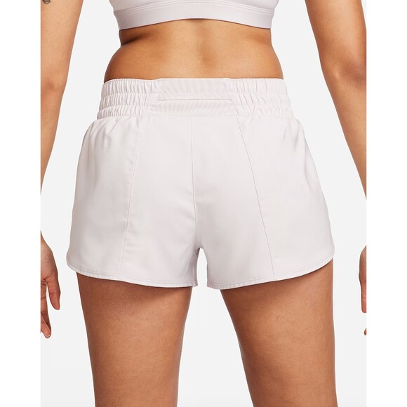 C246 Nike Women’s Dri-FIT Running Shorts Brief-Lined Platinum Violet M Loose Fit - Picture 2 of 5
